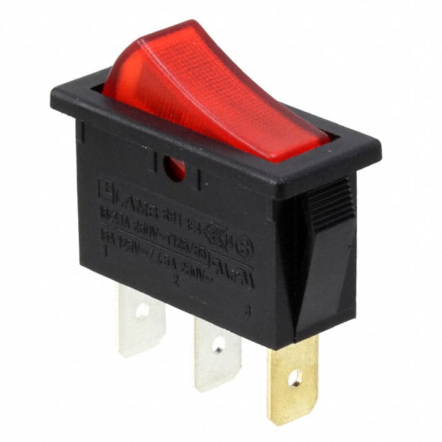 RB141C1000-114 SWITCH ROCKER SPST 15A 125V