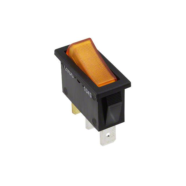 RB141C1000-124 SWITCH ROCKER SPST 15A 125V