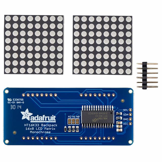 2035 LED MATRIX 1.2 16X8 BKPK RND GRN