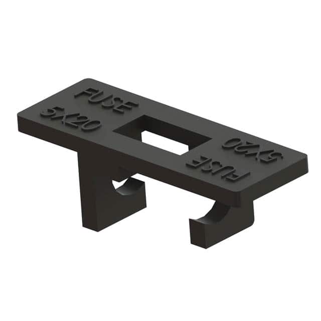 FC-320-NV FUSE CVR BLACK 5X20 FUSE