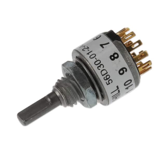 56D30-01-1-AJN SWITCH ROTARY 2-12POS 200MA 115V