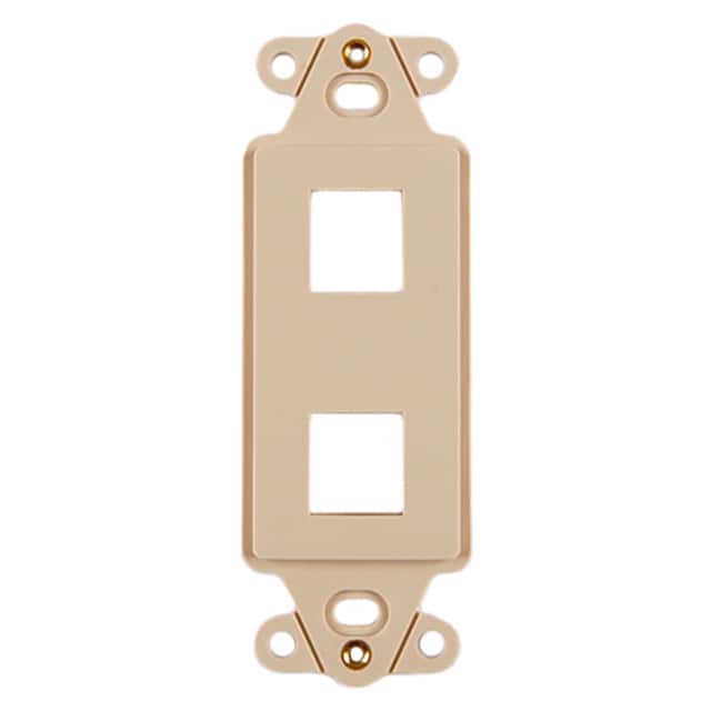 FPRMF2-I MOD FRAME SNGL GANG 2PORT IVORY