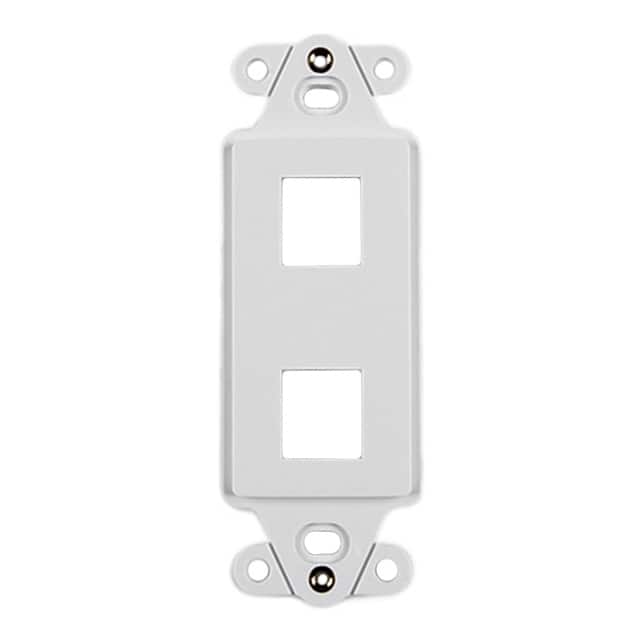 FPRMF2-W MOD FRAME SNGL GANG 2PORT WHITE