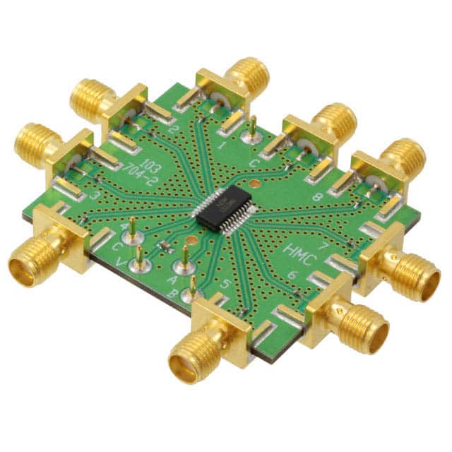 103706-HMC253QS24 BOARD EVAL SWITCH SP8T HMC253