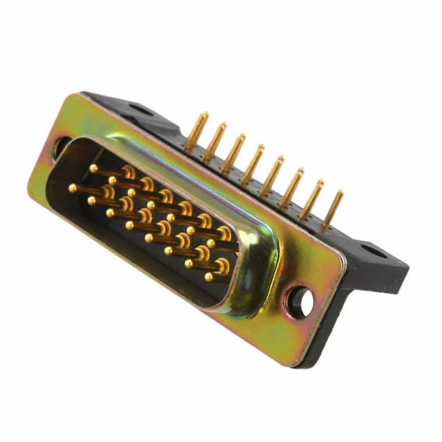DAMM-15P-D CONN D-SUB PLUG 15POS R/A SOLDER