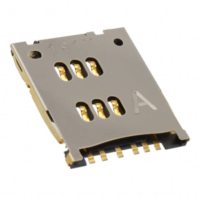 SF9W006S4AR1200 CONN SIM/SAM CARD PUSH-PULL R/A