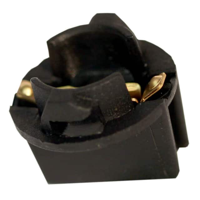 2933 LAMP SOCKET WEDGE BASE T-3.25 BK