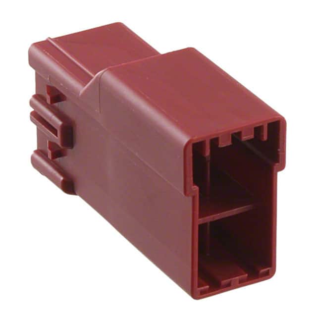 HILR-04VF-2-R CONN RECEPT HOUSING 4POS RED
