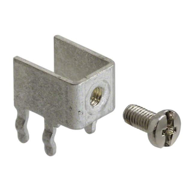 7695 TERM SCREW M3 4 PIN PCB RA
