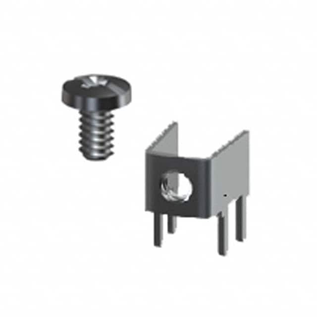 7761-2 TERM SCREW M3 4 PIN PCB RA