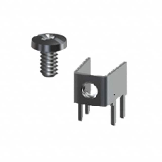 7765 TERM SCREW M4 4 PIN PCB RA