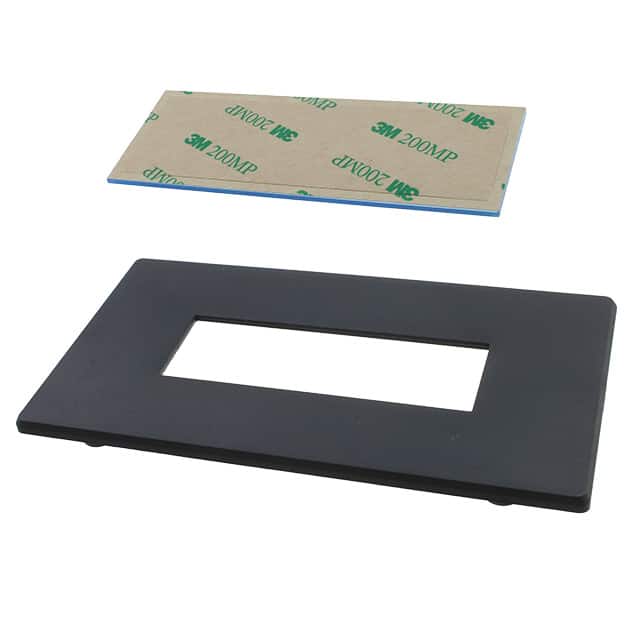 BEZ-204A-V1-W-OEM MOUNTING BEZEL 20X4 ABS BLACK