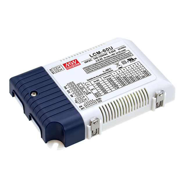 LCM-60U LED DRIVER CC AC/DC 2-90V 1.4A