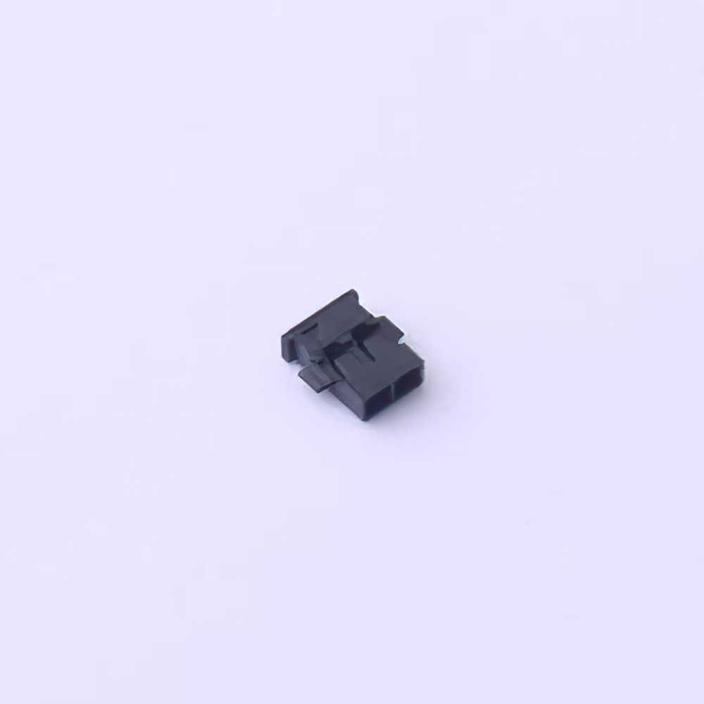P1201-02-BK 1.2mm 1x2P 78172 Black