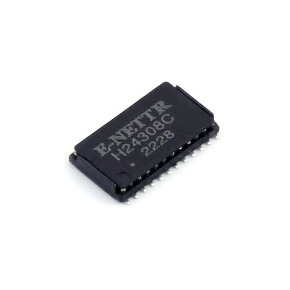 H24308C Single port network port transformer