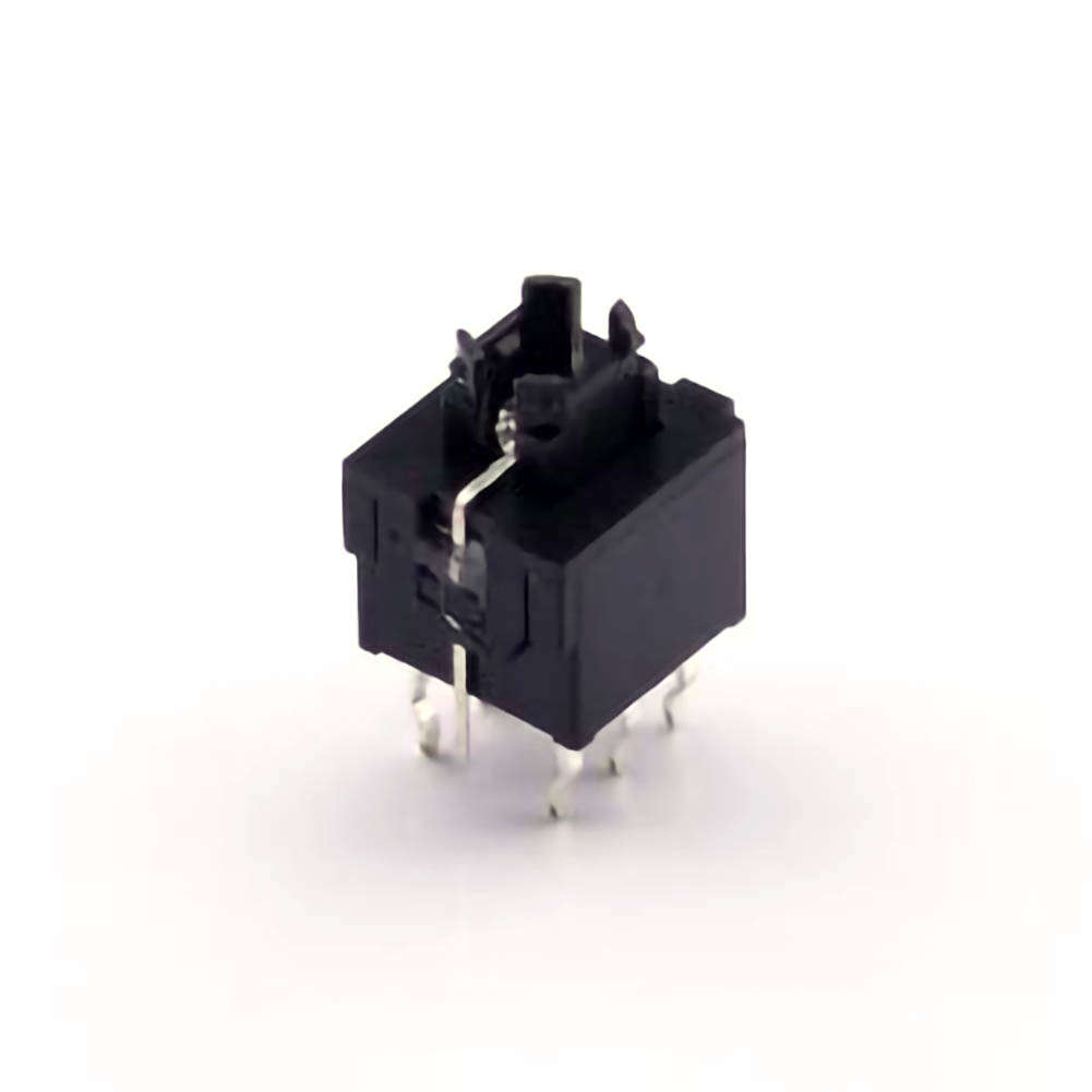 K6-6130D02-N1 8.50mmx7.50mm red non-locking switch with light