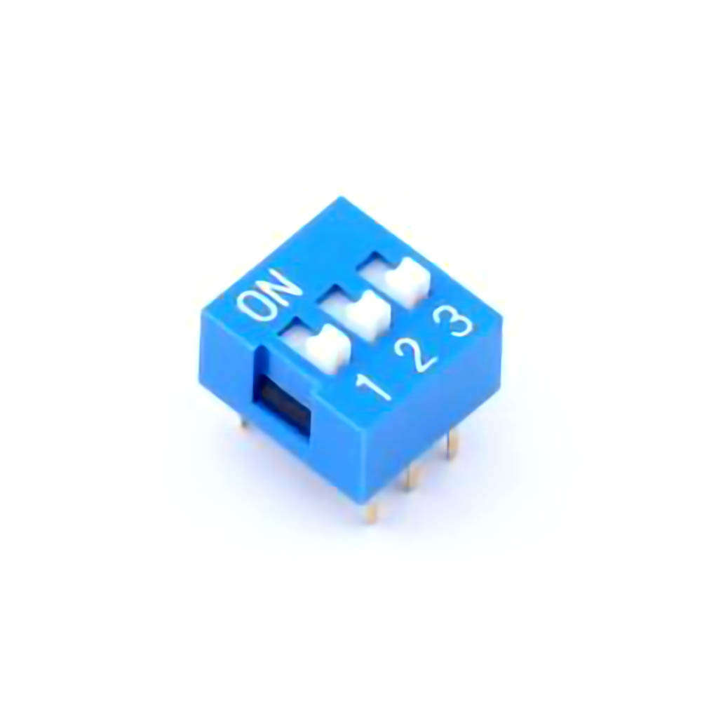 DSWB03LHGETB Blue wide body 3-position top dial plug-in dial switch