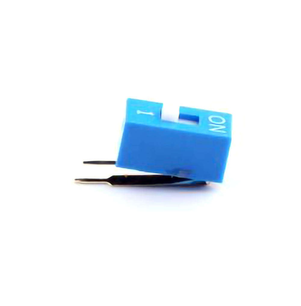DA-01BP Blue 1PIN vertical plug-in side dial switch